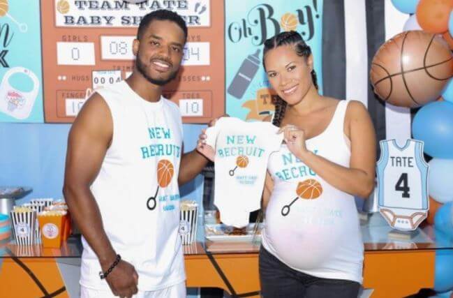Larenz Tate with his wife, Tomasina Parrott.